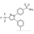 Benzenesulfonamide, 4- [5- (3-méthylphényl) -3- (trifluorométhyl) -1H-pyrazol-1-yl] - CAS 170570-01-1